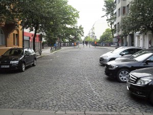 Soll Fußgängerzone werden: Greifenhagener zwischen Gethsemanestraße und Eselsbrücke